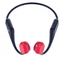 Leotec Auriculares Inalámbricos Deportivos de Conducción Ósea Osea Kuri con Micrófono Bluetooth Azules y Rojos